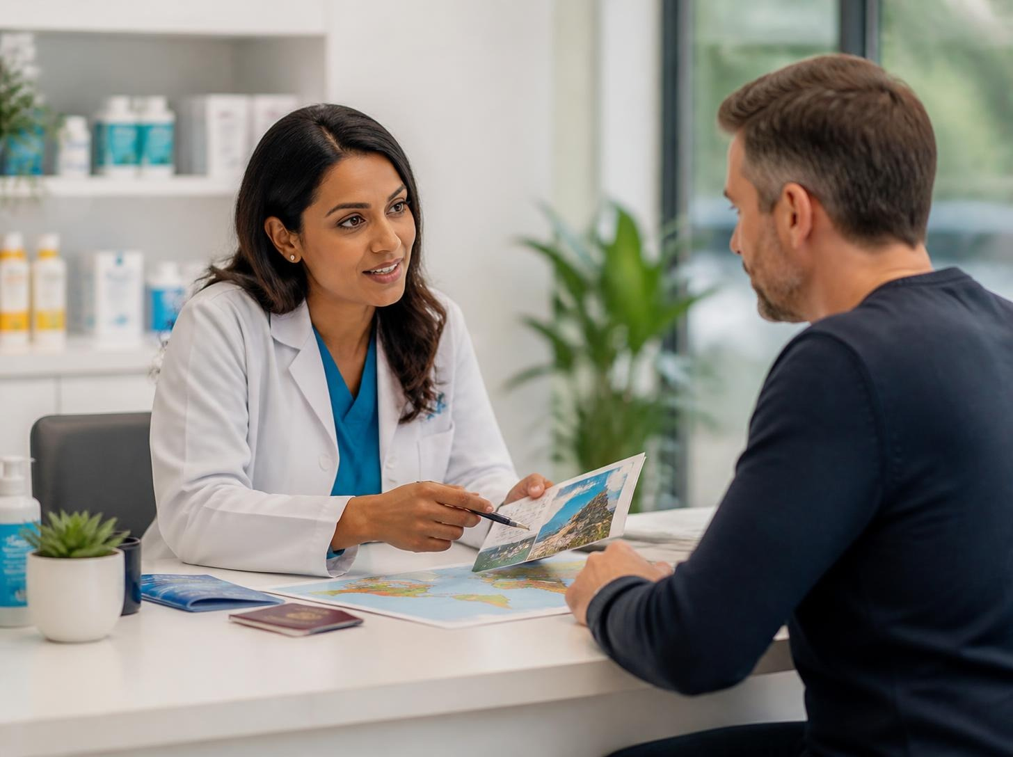 Travel health consultation at Akhtar Pharmacy